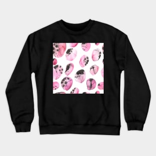 watercolor polka dots seamless pattern Crewneck Sweatshirt